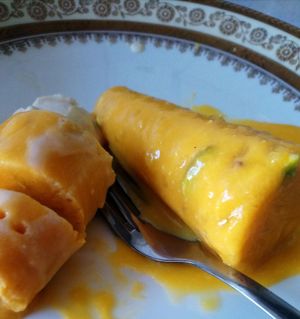 Mango Kulfi (Indian ice cream) at Manger Vegetalien in Argenteuil