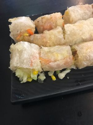 Fried rolls at The Plumber in Bangkok