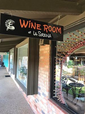 The new wine room  at Cocina de La Sirena in Lubbock