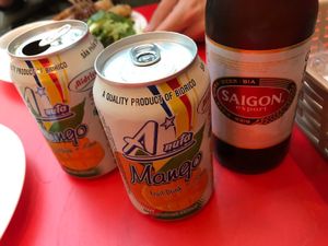 tasty mango drink at Pho in Bratislava