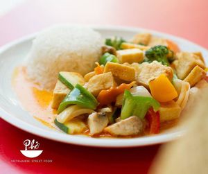 vegan food at Pho in Bratislava