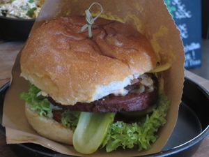 American Cheese Burger at World Food Trip in Blieskastel