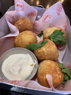 Dough balls at Happy Friday Kitchen  in Oxford