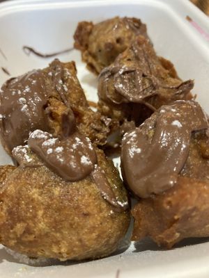 Notella sweet dough balls at Happy Friday Kitchen  in Oxford