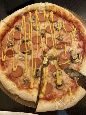 Pizza #Veganuary at Happy Friday Kitchen  in Oxford