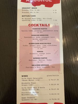 Menu  at Happy Friday Kitchen  in Oxford