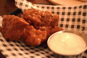 Hot wings at Happy Friday Kitchen  in Oxford