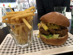 Mac Daddy Burger  at Happy Friday Kitchen  in Oxford