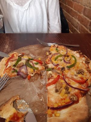 Always forget to take the photo when the food arrives! at Happy Friday Kitchen  in Oxford