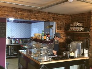 Inside  at Bean Social in Durham