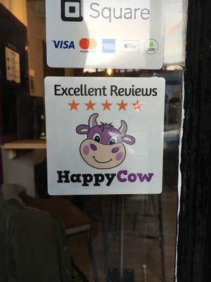 Happy Cow love this place  at Bean Social in Durham
