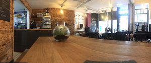 Nice space to sit and linger for a coffee at Bean Social in Durham
