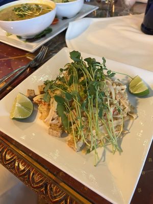 Pad Thai—do not recommend   at Santa Fe Oxygen and Healing Bar Apothecary in Santa Fe