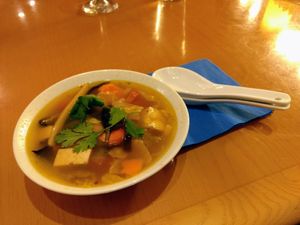 Hot & Sour Soup at Santa Fe Oxygen and Healing Bar Apothecary in Santa Fe