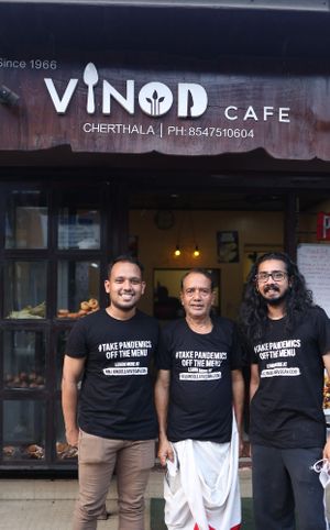  at Vinod Cafe in Cherthala