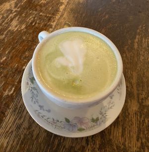 Matcha Latte  #Veganuary at The Art of Tea in Manchester