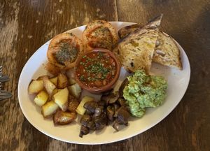 Vegan Breakfast  #Veganuary at The Art of Tea in Manchester