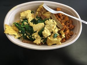 Tofu Scramble at Fitfuel Cafe in Canton