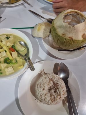 Green curry at Ton Ma Yom in Ao Nang