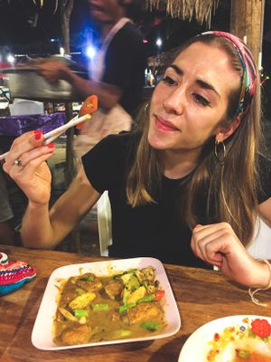 green curry (and spicy) at Ton Ma Yom in Ao Nang