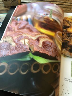 Menu duck at Elaine's in Beijing