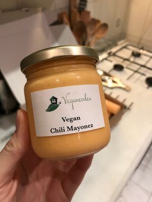 Vegan Chili Mayo at Veganevden in Istanbul