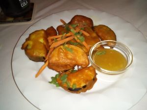 Bangen Pakora at Mount Everest in Berchtesgaden