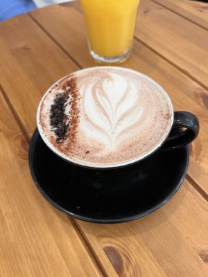 Oreo hot chocolate  at POG - Bachelor's Walk in Dublin