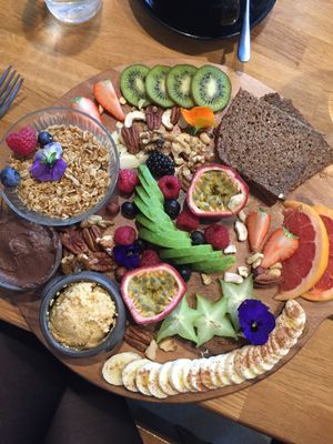 The Vegan Breakfast board   at POG - Bachelor's Walk in Dublin