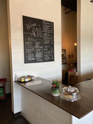 Counter and daily menu at The Acre - Wyoming Blvd in Albuquerque