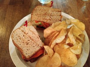 Vegan Carrot Club Sandwich at The Acre - Wyoming Blvd in Albuquerque