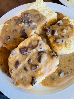 Incredibly fluffy biscuits and gravy  at The Acre - Wyoming Blvd in Albuquerque