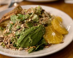 Asian Kelp Noodle Salad  at Sage Regenerative Kitchen in Pasadena