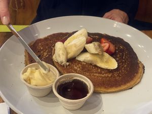 GF Sweet Potato Pancakes   at Sage Regenerative Kitchen in Pasadena