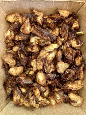 Fried artichokes - so good with the sauce (not pictured)  at Sage Regenerative Kitchen in Pasadena