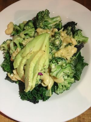 Spicy avocado Mac and cheese  at Sage Regenerative Kitchen in Pasadena
