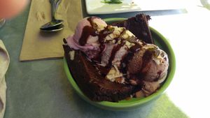 Brownie Sundae at Sage Regenerative Kitchen in Pasadena