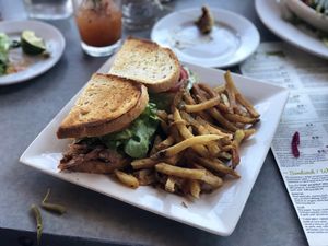 Tuna sandwich  at Sage Regenerative Kitchen in Pasadena