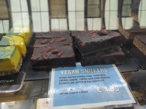Vegan snickers at My Goodness in Cork