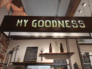 Logo at My Goodness in Cork