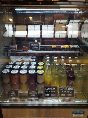 Display cupboard at My Goodness in Cork