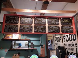 Menu at My Goodness in Cork