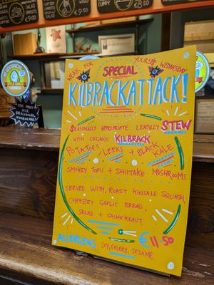 Lentil stew special! Highly recommend at My Goodness in Cork