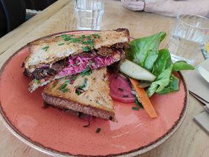 Delicious sandwich at My Goodness in Cork