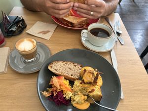 Potato “ omelette"  at My Goodness in Cork
