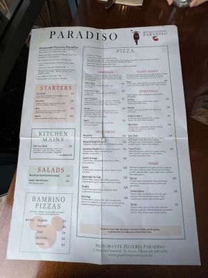   at Paradiso Ristorante Pizzeria in Te Anau