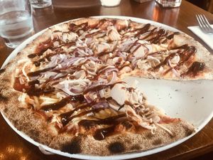 Jackfruit pizza 😍 at Paradiso Ristorante Pizzeria in Te Anau