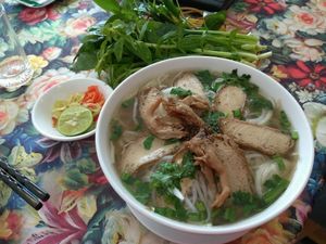 Pho at Lien Huong Vegetarian Restaurant in Ho Chi Minh City