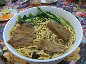 Mi Tiem (Noodle Herbal Soup) at Lien Huong Vegetarian Restaurant in Ho Chi Minh City