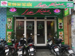 The new location at Lien Huong Vegetarian Restaurant in Ho Chi Minh City
